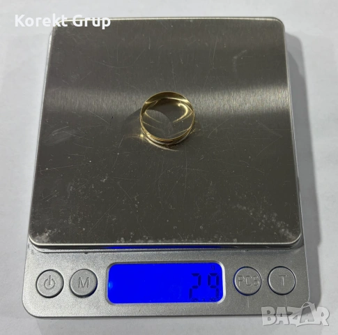 Златен пръстен 2.9 грама 14 карата, снимка 3 - Пръстени - 53037406