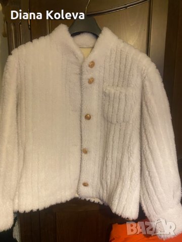 Дамско палто късо- бяло, снимка 6 - Палта, манта - 43395957