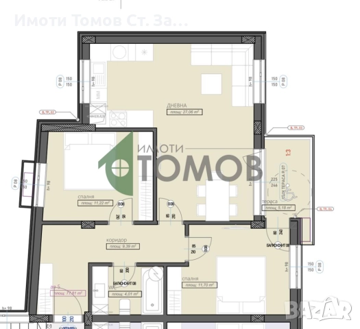 Тристаен апартамент в кв. Железник , БЕЗ КОМИСИОННА, снимка 4 - Апартаменти - 52988638