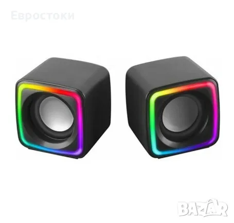 Тонколони за компютър Mars Gaming MSCUBE, компактни RGB , снимка 4 - Слушалки за компютър - 50180286