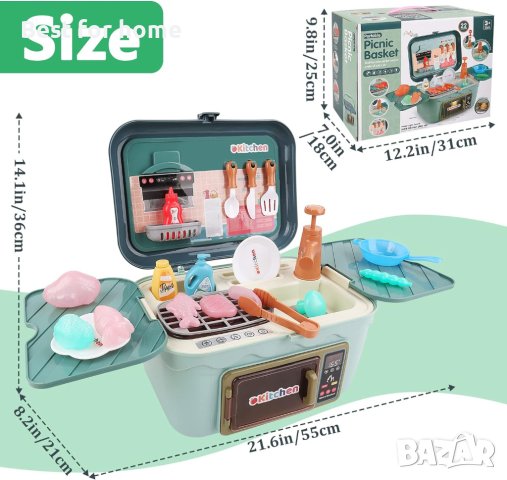 Детска кухня с вода, звуци и светлини Toys Little Chef Kitchen, снимка 4 - Други - 43355957