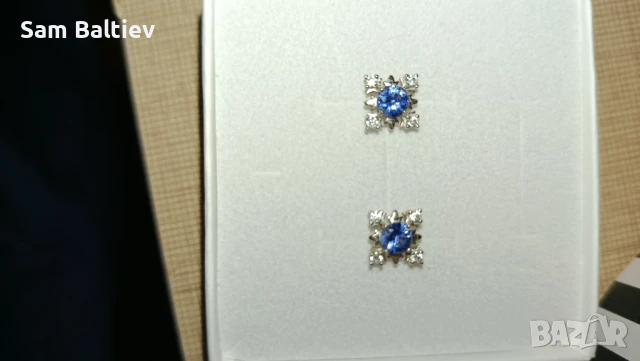 Комплект Сребърно колие и обеци, снимка 2 - Бижутерийни комплекти - 50898563