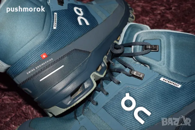 On Cloudrock 2 Waterproof Mid Shoes – 40.5, снимка 6 - Спортни обувки - 47497460