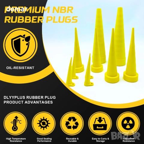 Универсални тапи за хидравлично масло DLYYPLUS, тапи за тръби, 2 големи, 4 средни, 4 малки, снимка 2 - Други стоки за дома - 51742088