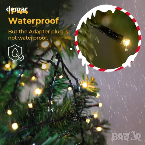 Лампи за коледно дърво Laybasic с пръстен, 1,75 м x 16 нишки 400 LED, снимка 6 - Декорация за дома - 47979731