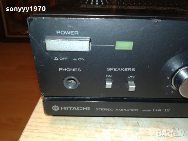 HITACHI HA-12 STEREO AMPLIFIER-MADE IN JAPAN 2112211036, снимка 7 - Ресийвъри, усилватели, смесителни пултове - 35206182