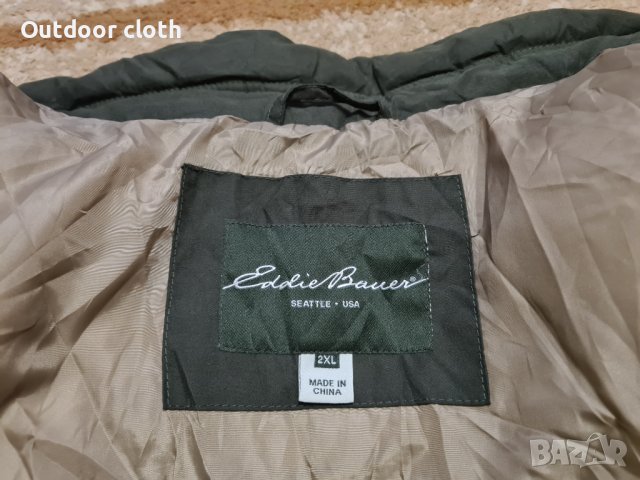 Eddie Bauer елек пух туризъм лов риболов бушкрафт града, снимка 7 - Екипировка - 43093614