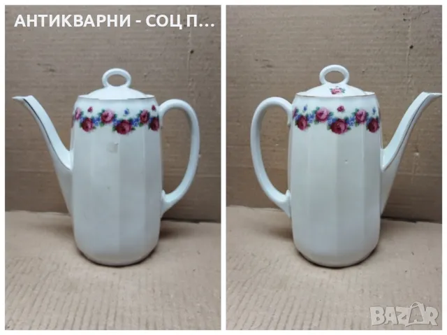 Стар Порцеланов Чайник. , снимка 3 - Антикварни и старинни предмети - 47331008