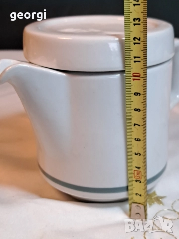 български порцеланов мини чайник каничка 29/4, снимка 6 - Сервизи - 52431339