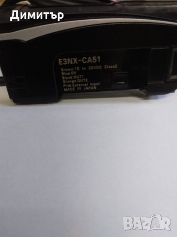 Оптичен сензор E3NX-CA51  Omron, снимка 3 - Резервни части за машини - 33374821
