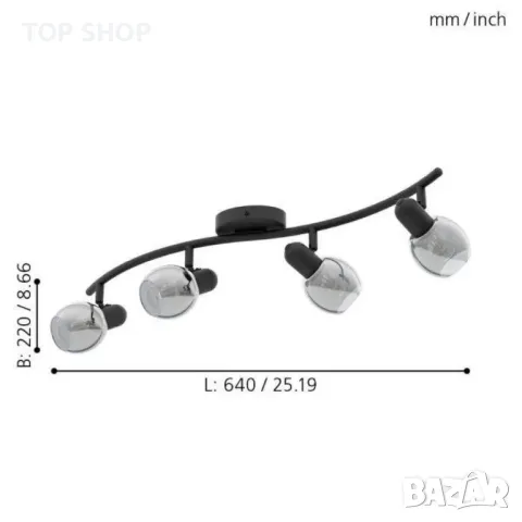 Уникален спот Sansa, E14, 1 max 40 W, снимка 12 - Крушки - 49294936