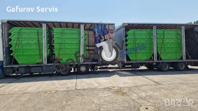 Метален контейнер за строителни отпадъци 7 м³ - усилен, стандарт DIN 30720-1, снимка 4 - Друго - 52274256