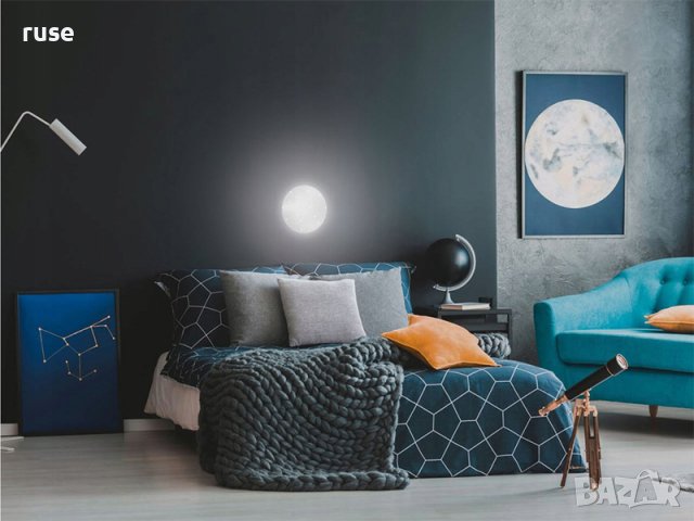 НОВИ! LED плафон звезден ефект кръгъл 30см 13W/1050Im, снимка 6 - Лампи за таван - 44082841