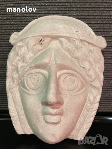 Древно гръцка театрална маска , снимка 2 - Антикварни и старинни предмети - 43307736