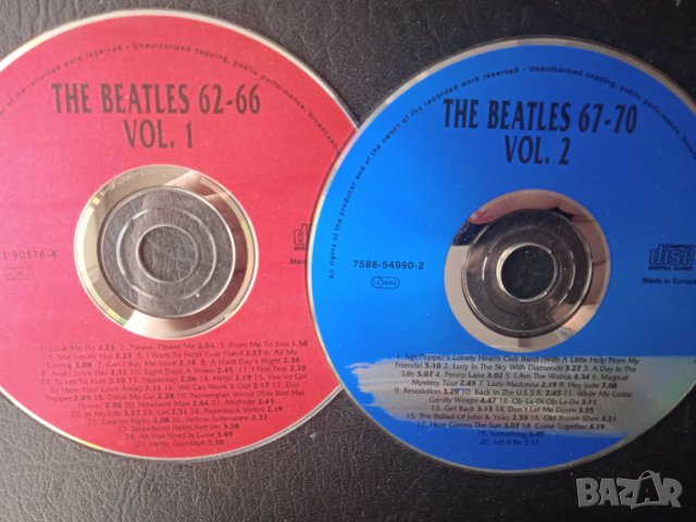 Бийтълс / The Beatles - комплект от два матрични диска с музика от 1962-1970г., снимка 1 - CD дискове - 43204410
