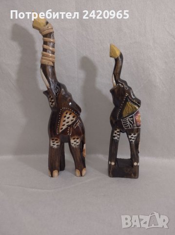 Два африкански слона декорация