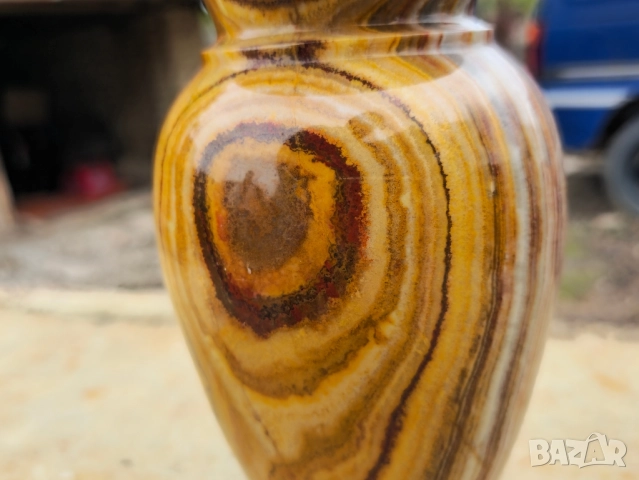 Ваза от Мраморен Оникс , снимка 6 - Декорация за дома - 52113633