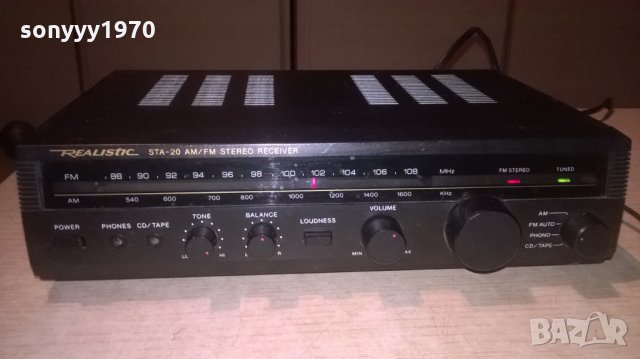 realistic sta-20 stereo receiver-внос франция, снимка 10 - Ресийвъри, усилватели, смесителни пултове - 26694156