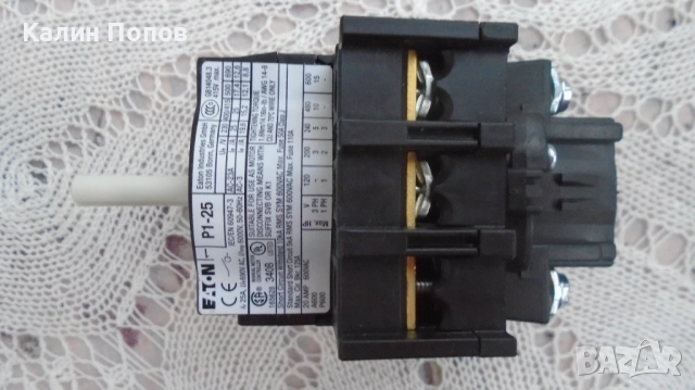 Пакетен прекъсвач EATON P1-25 -  25A, снимка 2 - Друга електроника - 52015964