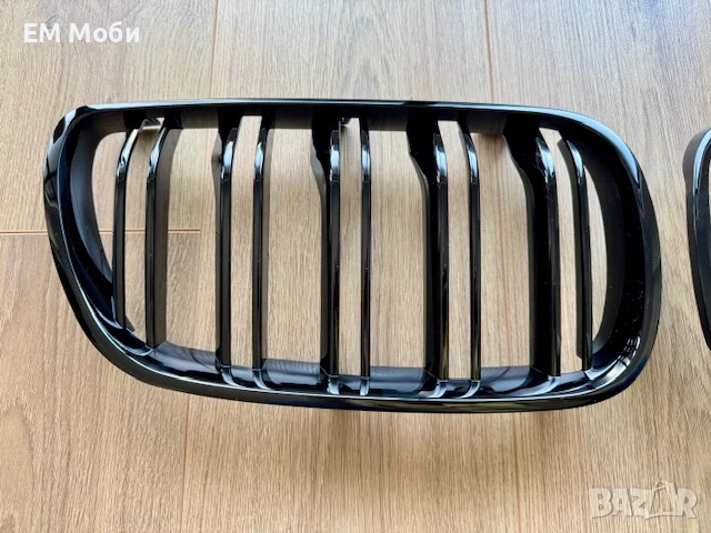Решетки Бъбреци Двойни Черен Гланц за БМВ BMW X3 E83 2007 - 2010г., снимка 7 - Аксесоари и консумативи - 50456937