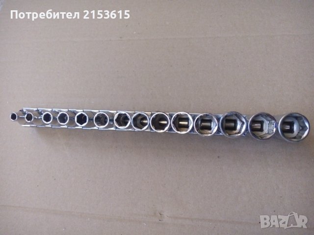 Mac Tools 14 броя 3/8 качествени 6 стенни къси камъни вложки SXDGM146BR, снимка 3 - Гедорета - 43585595