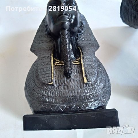 Красиви колекционерски бюстове на Нефертити и Тутанкамон цена 40лв, снимка 15 - Други ценни предмети - 40130701