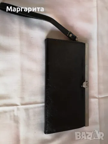 дамско черно портмоне , снимка 2 - Портфейли, портмонета - 50046779