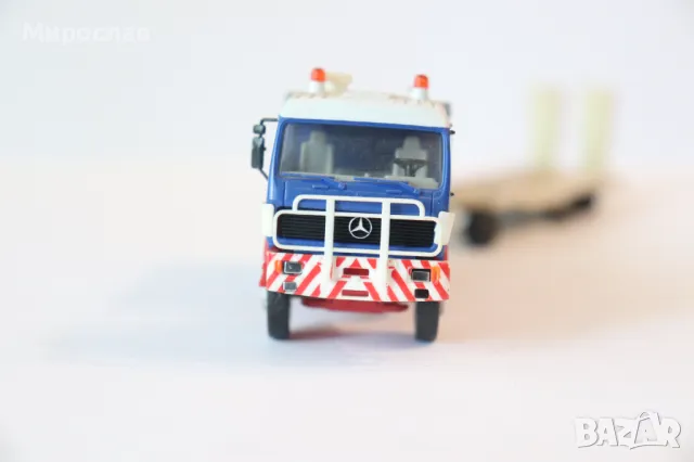 HERPA H0 1/87 MERCEDES ТЕЖКОТОВАРЕН ПРЕВОЗ КАМИОН МОДЕЛ, снимка 6 - Колекции - 50125011