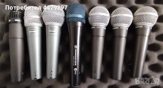 Shure   микрофони + Sennheiser e935, снимка 1
