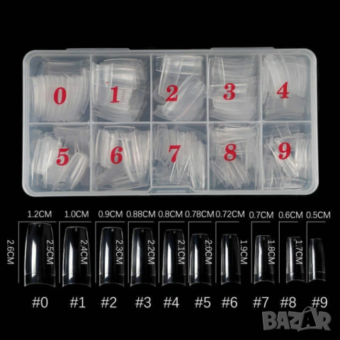 500 броя удължители с праг в кутия, снимка 3 - Продукти за маникюр - 53536090