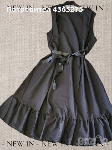 Нов модел прекрасни летни рокли със сатенено коланче 💕 Най-ниска цена 🌸дължина до коляното-100см, снимка 7 - Рокли - 50454641