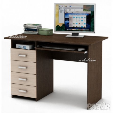 Бюро 110см. с 4 чекмеджета и клавиатура(код-1179), снимка 2 - Бюра - 28550716