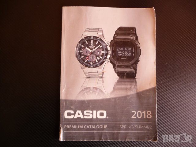 Casio Premium Catalogue Spring/Summer 2018 Каталог часовници