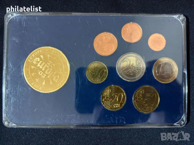 Гърция 2002-2006 - Евро сет - комплектна серия от 1 цент до 2 евро + възпоменателен медал, снимка 3 - Нумизматика и бонистика - 52003156