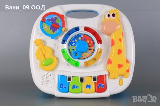 Интерактивна детска масичка с множество функции, снимка 3 - Музикални играчки - 32878778