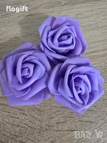 Рози фоам 7см , снимка 18 - Изкуствени цветя - 50749883