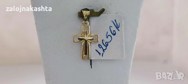 Нов Златен кръст-0,85гр/14кр, снимка 2 - Колиета, медальони, синджири - 52164278