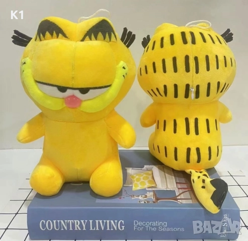 Плюшена играчка Гарфилд 30см, плюшен Garfield 