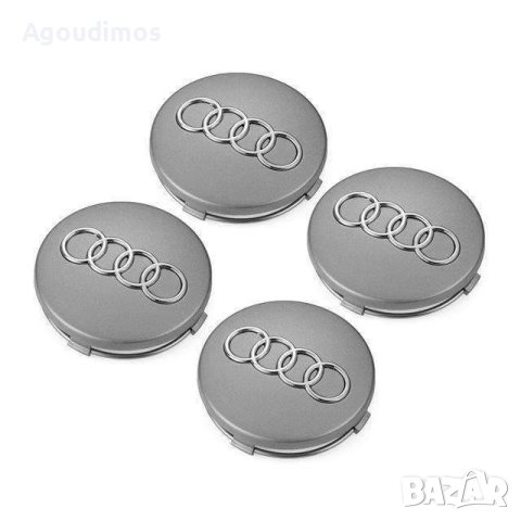 Комплект от 4бр. капачки за джанти AUDI, снимка 3 - Аксесоари и консумативи - 43659892