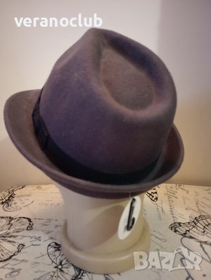 Зимно сиво бомбе с периферия Вълна, снимка 3 - Шапки - 39562469