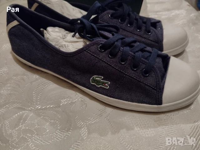 Кецове / спортни обувки lacoste sport, снимка 9 - Дамски елегантни обувки - 50660666