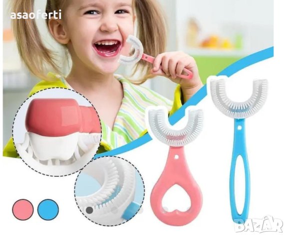 Иновативна четка за зъби за деца с U образна форма., снимка 2 - Други - 43317847
