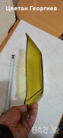 фруктиера от цветно стъкло, снимка 4 - Антикварни и старинни предмети - 50999433