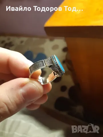 Мъжки сребърен бутиков пръстен ръчна изработка, снимка 4 - Пръстени - 47945009