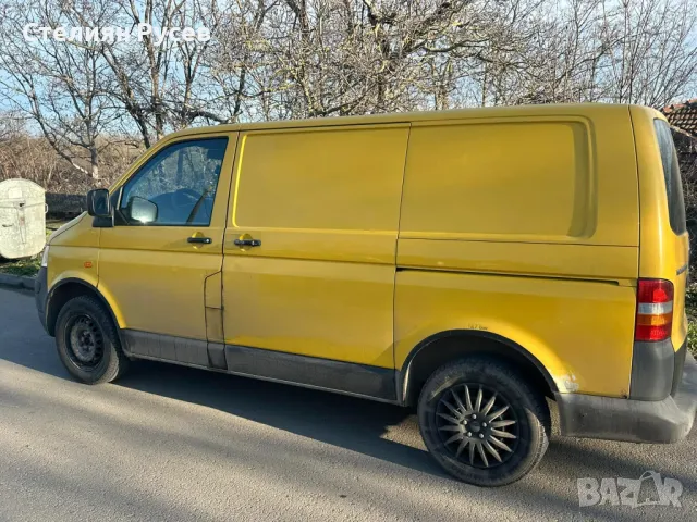 vw t5 transporter 1.9 105к.с товарен / Германия  , снимка 4 - Бусове и автобуси - 48631563