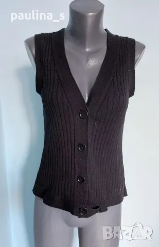 Два (2) броя / Дамски елек "Tommy Hilfiger" и "S'Oliver" / черен марков елек , снимка 3 - Елеци - 48266745