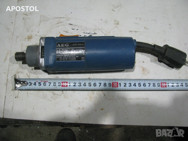 Прав шлайф AEG, снимка 2 - Бормашини - 53214265