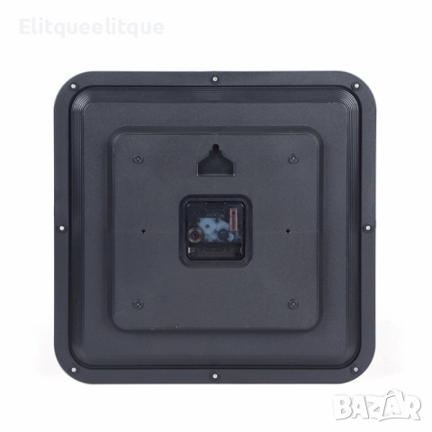 Стенен квадратен часовник - Безшумен, снимка 5 - Други стоки за дома - 52347192