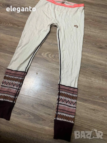 Дамско ! Kari Traa Lokke  100% MERINO WOOL Base Layer Thermal Pant's , L размер, снимка 5 - Клинове - 53029391