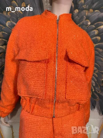 Ефектно овърсайз яке тип букле, снимка 2 - Якета - 49716614